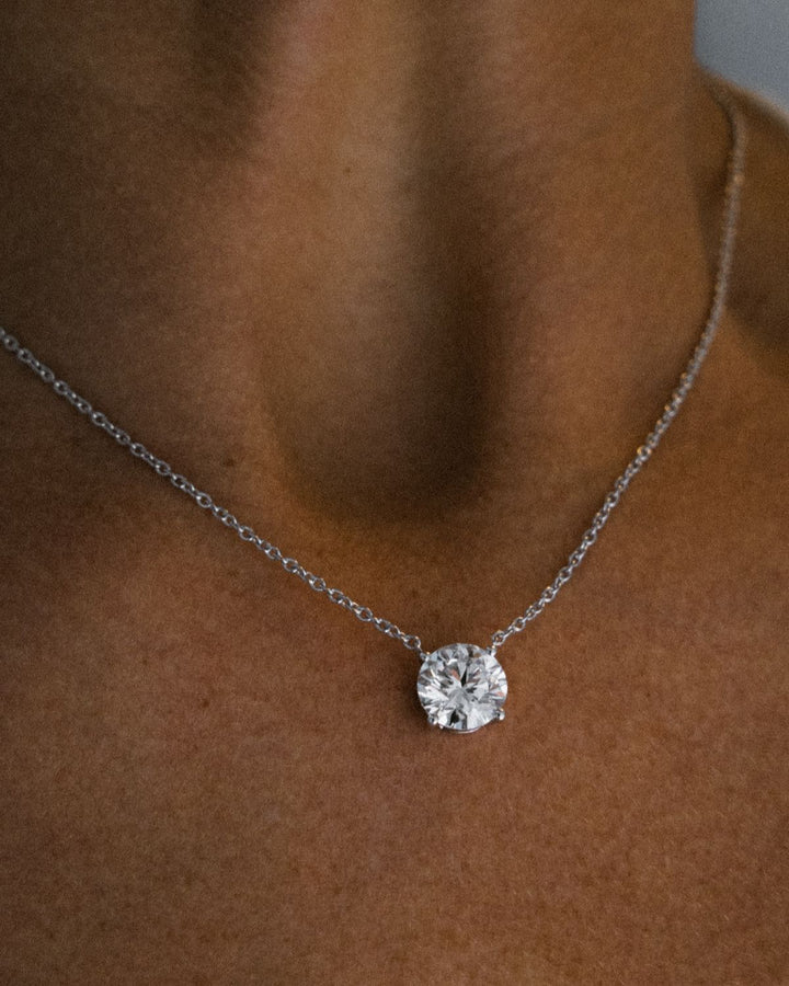 Solitaire Diamond Necklace